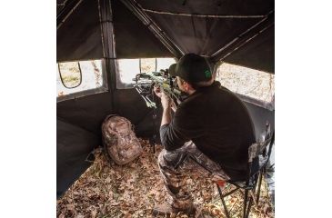 Image of Barronett Blinds Big Ox Hub Blind, Backwoods Camo, BX350BW