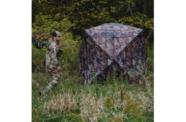 Image of Barronett Blinds Grounder 350 Hunting Blind, Bloodtrail Camouflage GR351BT