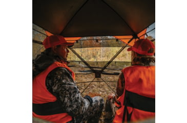 Image of Barronett Blinds Insight, See-Through Hunting Blind, View-Through Fabric, Silent Shooting Windows, Bloodtrail Backwoods, 68in x 71in x 71in, Bloodtrail Backwoods, 2-Person, NS200BW