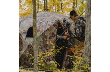 Image of Barronett Blinds Pentagon Hunting Blind, Backwoods Camouflage PT550BW