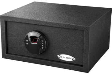 Image of Barska 0.46 Cubic Fit HQ100 Biometric Keypad Safe, Black, Small, AX12888