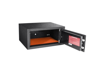 Image of Barska 0.46 Cubic Fit HQ100 Biometric Keypad Safe, Black, Small, AX12888