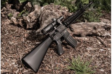 Image of Barska 1.5-6x44mm Level Rifle Scope,Illuminated MOA Reticle, Black, Medium AC12780