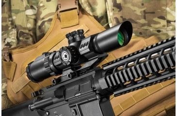 Image of Barska 1-6x32 IR,SWAT AR Rifle Scope,35mm Tube,Red/Green Illuminated Reticle AC12138
