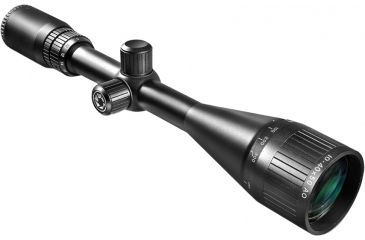 Image of Barska 10-40X50 Adjustable Objective Varmint Rifle Scope, Matte Black, MilDot Reticle
