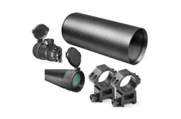Image of Barska 10-40x50 IR SWAT Extreme Tactical Rifle Scopes 50mm w/ Rings AC10550 Rifle scope