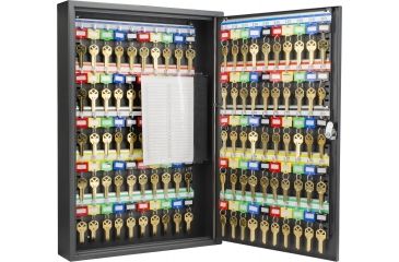 Image of Barska 100 Position Key Cabinet with Key Lock , Black, Medium CB12964