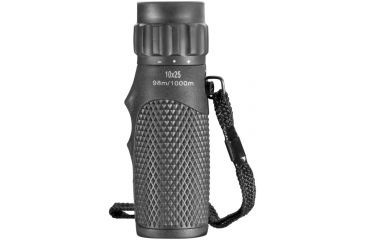 Image of Barska 10x25 WP Blackhawk Monocular, BK7, Green Lens, Black AA12130