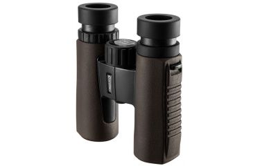 Image of Barska 10x26mm WP Embark Binoculars, Roof Prism, BAK-4, Right Eye Diopter, Brown AB12678