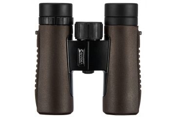 Image of Barska 10x26mm WP Embark Binoculars, Roof Prism, BAK-4, Right Eye Diopter, Brown AB12678