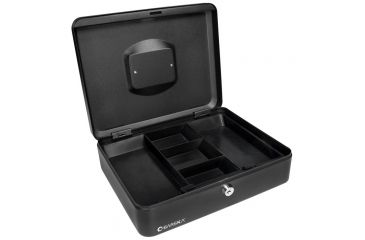 Image of Barska 12in. Cash Box, Key Lock, Open CB11834
