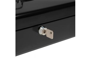 Image of Barska 12in. Cash Box, 6 Compartment Coin Tray, Lock CB11790