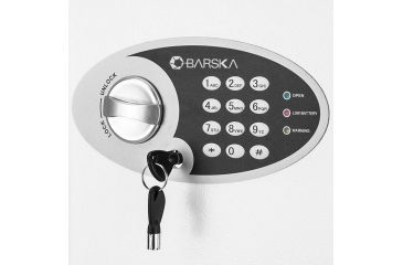 Image of Barska 144 Keypad Wall Key Safe/Return Drop Slot, White, Outer Size 17 x 5 x 26 in AX12660