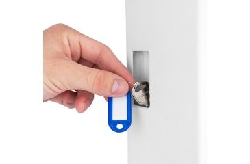 Image of Barska 144 Keypad Wall Key Safe/Return Drop Slot, White, Outer Size 17 x 5 x 26 in AX12660