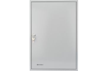 Image of Barska 160 Key Lock Box Security Safe, White Tag, Steel, Gray, Outer Size 15 x 3 x 22 in CB12492
