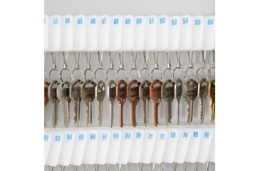 Image of Barska 160 Key Lock Box Security Safe, White Tag, Steel, Gray, Outer Size 15 x 3 x 22 in CB12492