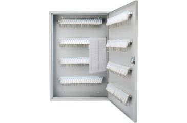 Image of Barska 160 Key Lock Box Security Safe, White Tag, Steel, Gray, Outer Size 15 x 3 x 22 in CB12492