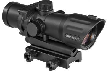 Image of Barska 1x30 IR M16 Electro Sight Tactical Reticle Rifle Scope, Matte Black - AC10984