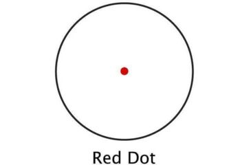Image of Barska 1x42mm Illuminated 5MOA Red Dot Scope, Black, Weaver Base - AC10330