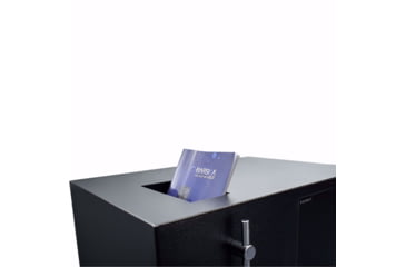 Image of Barska 2.58/4.68 Cu Ft Rotary Two Keypad Depository Security Safe, Black, Large, AX13522