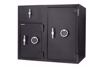 Image of Barska 2.58/4.68 Cu Ft Rotary Two Keypad Depository Security Safe, Black, Large, AX13522