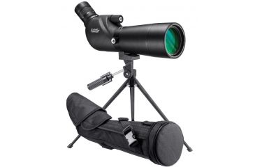 Image of Barska 20-60x60 WP Naturescape Spotting Scope, Angled w/Tripod, Black AD12684