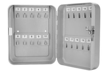 Image of Barska 20 Key Lock BoxSecurity Safe, Steel, Black CB12482