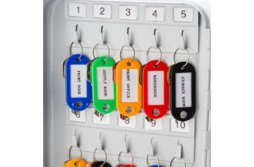 Image of Barska 20 Key Lock BoxSecurity Safe, Steel, Black CB12482