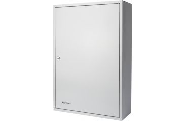 Image of Barska 240 Key Lock Box Security Safe, White Tag, Steel, White, Outer Size 15 x 5.5 x 21.75 in CB12494