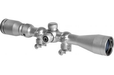 Image of Barska 3-9x40 Huntmaster Rifle Scope, Silver, 30/30 Reticle - AC11204