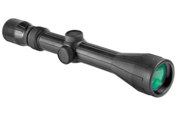 Image of Barska 3-9x40 Millimeter Rubber Armor Contour Rifle Scope - 4A Mil Plex Illuminated Reticle w/Rings