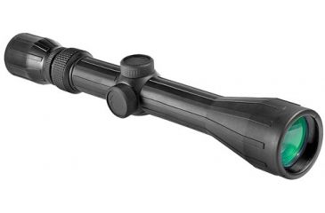 Image of Barska 3-9x40 Millimeter Rubber Armor Contour Rifle Scope - 4A Mil Plex Reticle w/Rings