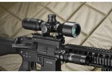 Image of Barska 3-9X42 IR Contour 1in Rifle Scope, Matte, Mil Dot IR Dual Color Reticle - AC11422