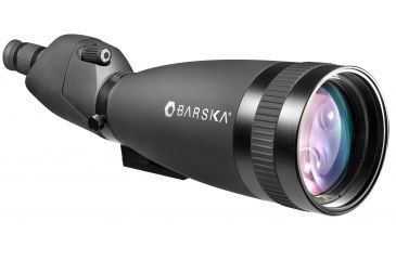 Image of Barska 30-90x100 Gladiator Waterproof Straight Spotting Scope, Black w/Tripod &amp; Soft Case AD11344