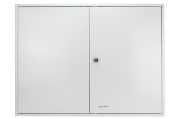 Image of Barska 320 Key Lock Box Security Safe, White Tag, Steel, White CB12698