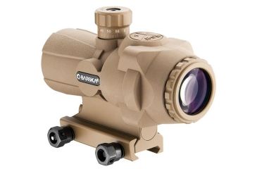 Image of Barska 3x30mm ARX-Pro Prism Rifle Scope, 1/4 MOA, Rubber Armored, Tan AC12690