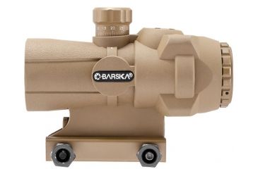 Image of Barska 3x30mm ARX-Pro Prism Rifle Scope, 1/4 MOA, Rubber Armored, Tan AC12690