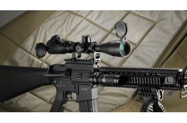 Image of Barska 4-16x40 IR Point Black .223 BDC #G Glass Etched Reticle Rifle Scope, Matte Black