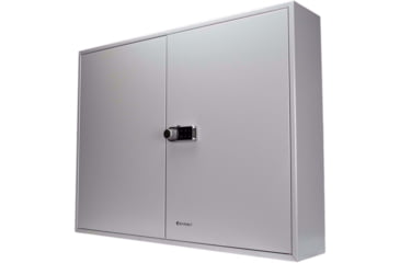 Image of Barska 400 Keys Adjustable Key Lock Box w/ Digital Lock, Grey, Medium, CB13604