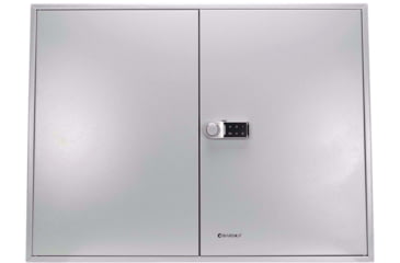 Image of Barska 400 Keys Adjustable Key Lock Box w/ Digital Lock, Grey, Medium, CB13604