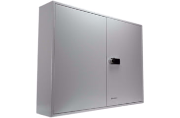 Image of Barska 400 Keys Adjustable Key Lock Box w/ Digital Lock, Grey, Medium, CB13604