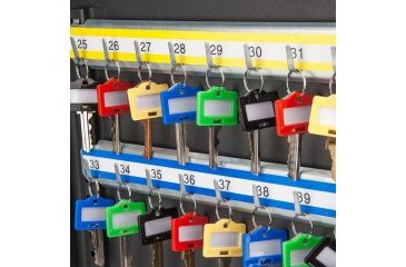 Image of Barska 48 Key Adjustable Lock Box Security Safe w/ Key Lock, Steel, Black CB12484