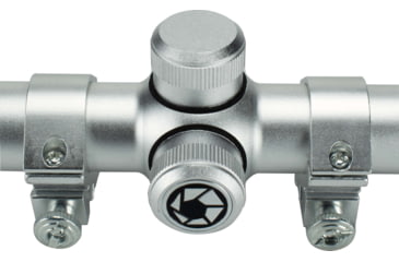 Image of Barska 4x32 Plinker-22 Rifle Scope w/ 3/8in Rings, Silver, Box Pack - AC10041