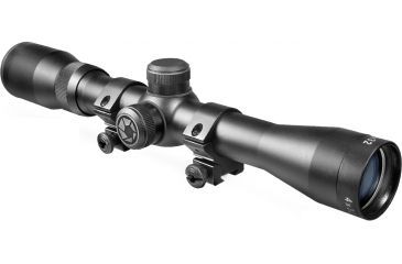 Image of Barska 4x32 Plinker 22 Rifle Scope w/ 30/30 reticle &amp; 3/8in. Dovetail Rings - CLAM AC10039