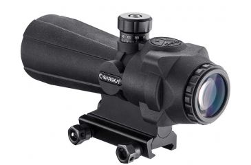 Image of Barska 5x40mm ARX-Pro Prism Rifle Scope, 1/4 MOA, Rubber Armored, Black AC12696
