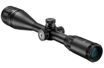 Image of Barska 6-24X50 AO IR Blackhawk Rifle Scope, 1/4 MOA, Mil Dot, w/ Rings, Black AC12464