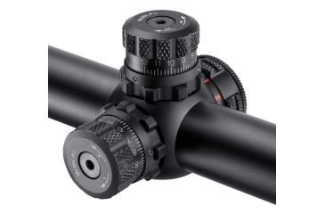 Image of Barska 6-24X50 AO IR Blackhawk Rifle Scope, 1/4 MOA, Mil Dot, w/ Rings, Black AC12464