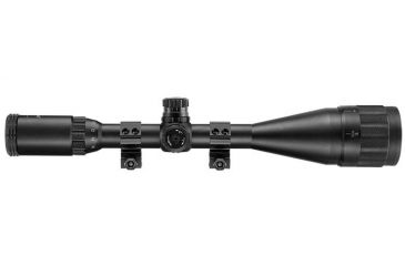 Image of Barska 6-24X50 AO IR Blackhawk Rifle Scope, 1/4 MOA, Mil Dot, w/ Rings, Black AC12464