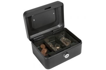 Image of Barska 6in. Cash Box Key Lock, Open CB1182