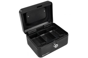 Image of Barska 6in. Cash Box, Lock, Open and Empty CB1182